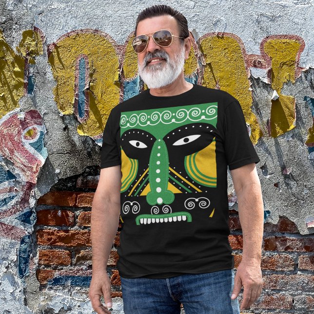 Green Ritual Tribal T-Shirt (Von Creator hochgeladen)