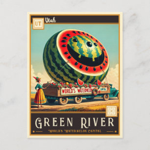 Green River, Utah Carte Postale Ancienne