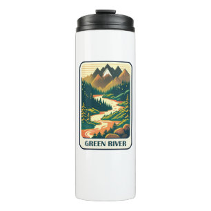 Green River Utah Farben Thermosbecher