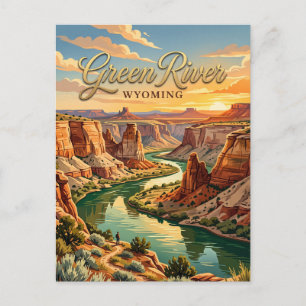 Green River, Wyoming Postkarte