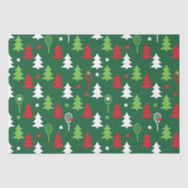 Green 💚 💔 🤍, rot, weiß, Tennis Weihnachten Seidenpapier