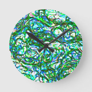 GREEN  RUNDE WANDUHR