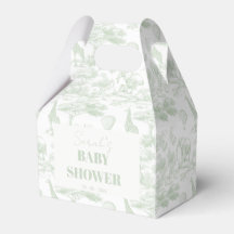 Green Safari Toile D Jouy Jungle Theme Kinderdusch