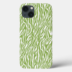 Green Safari Zebra Print Case-Mate iPhone Hülle