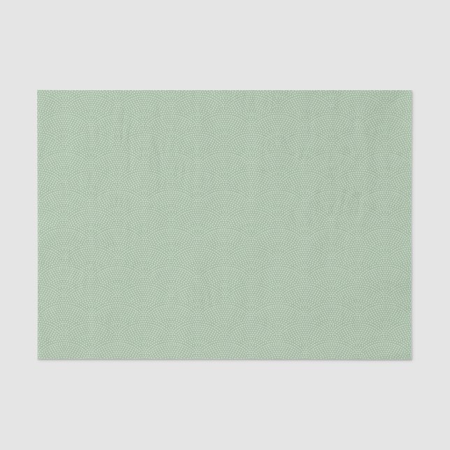 Green Same Komon (klein) Seidenpapier (Vorderseite)