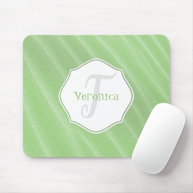 Green Sand Ripples Personalisiert Mouse Pad Mousepad (Mit Mouse)
