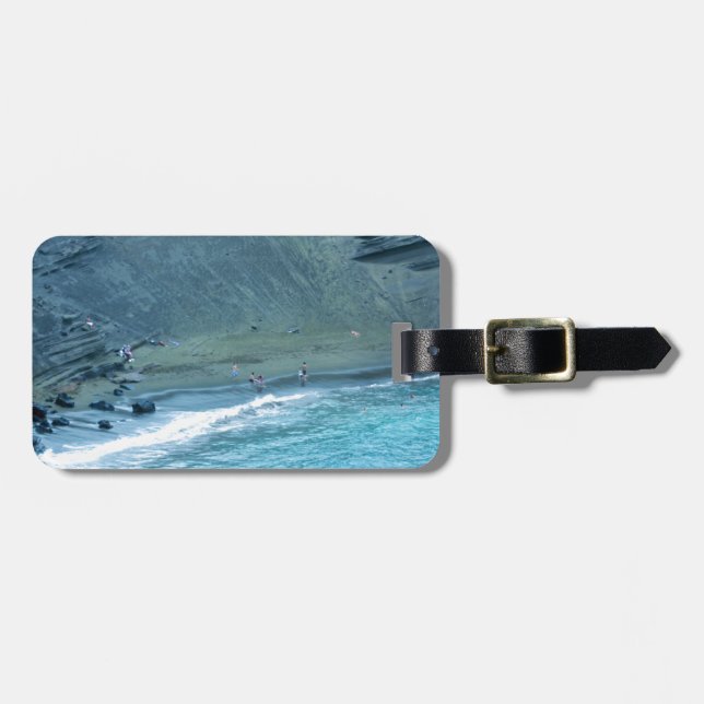 Green Sands Beach Hawaii Gepäckanhänger (Vorderseite horizontal)