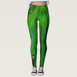 GREEN Saw Palmetto Leggings
