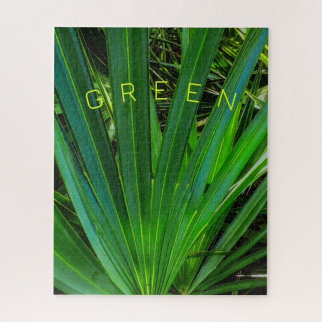 GREEN Saw Palmetto Puzzle (Vertikal)