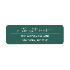 Green Script-Rücksendeadresse