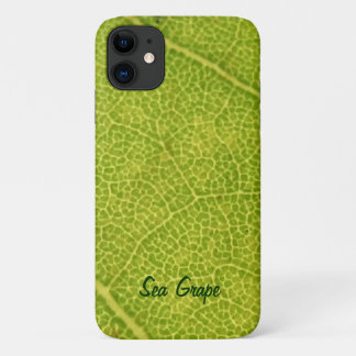 Green Sea Grape Leaf iPhone 11 Fall Case-Mate iPhone Hülle