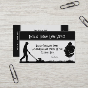 Green Service Landscape G Business Card Visitenkarte
