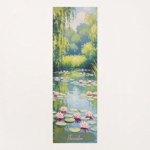 Green Shades Friedliche Wasserlilie Pond Yoga Mat Yogamatte