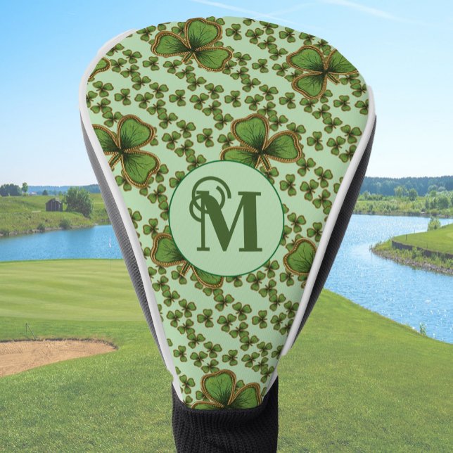 Green Shamrock Headcover With Irish Clovers (Von Creator hochgeladen)