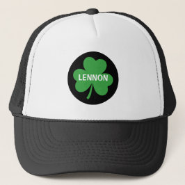 Green Shamrock Name Truckerkappe