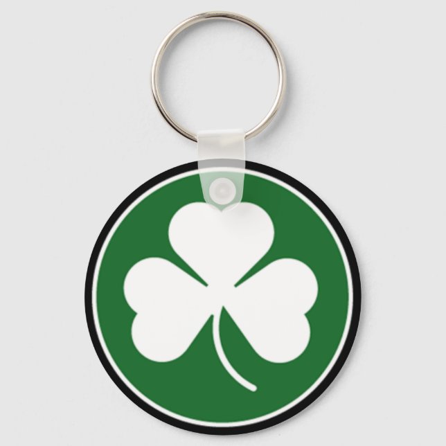 Green Shamrock Schlüsselanhänger (Vorderseite)