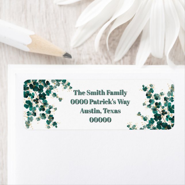 Green Shamrocks and Gold  (Insitu)