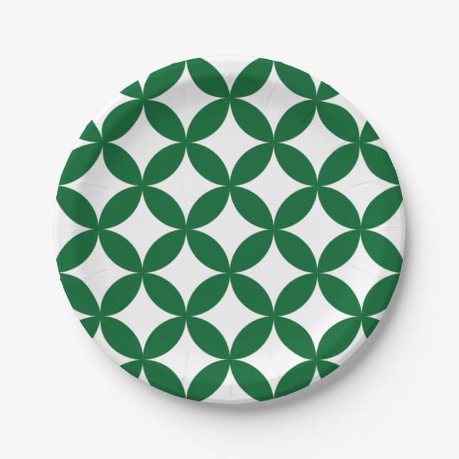 Green Shippo 7" Teller (Vorderseite)