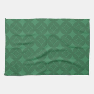Green Shippo-Muster Handtuch