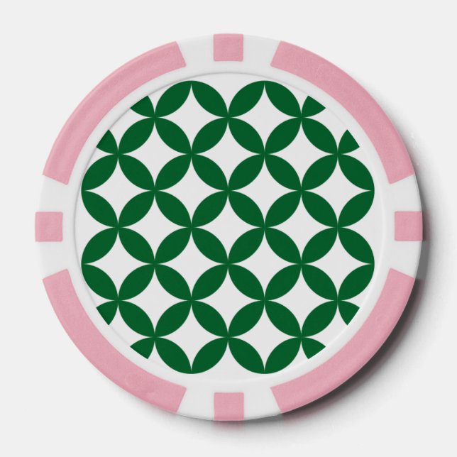 Green Shippo Poker Chips (Vorderseite)