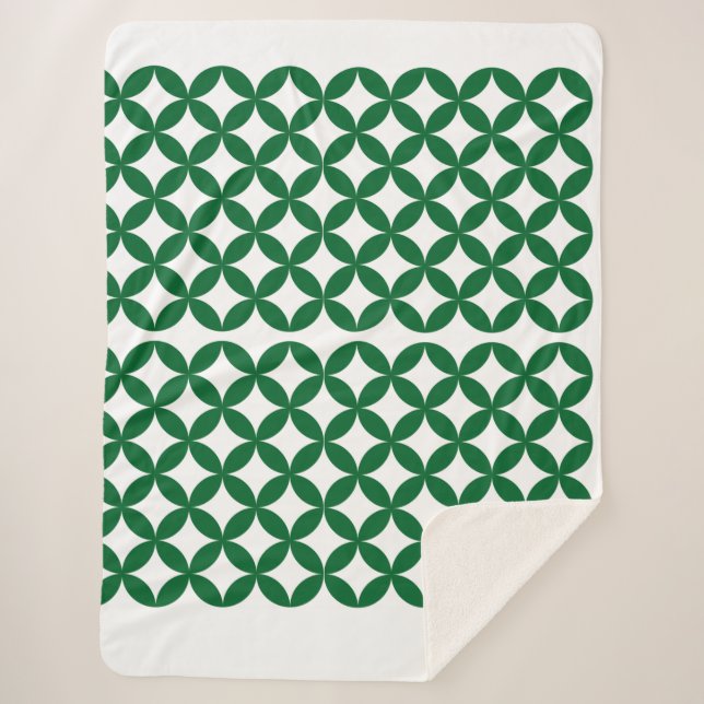 Green Shippo Sherpa Blanket Sherpadecke (Vorderseite)