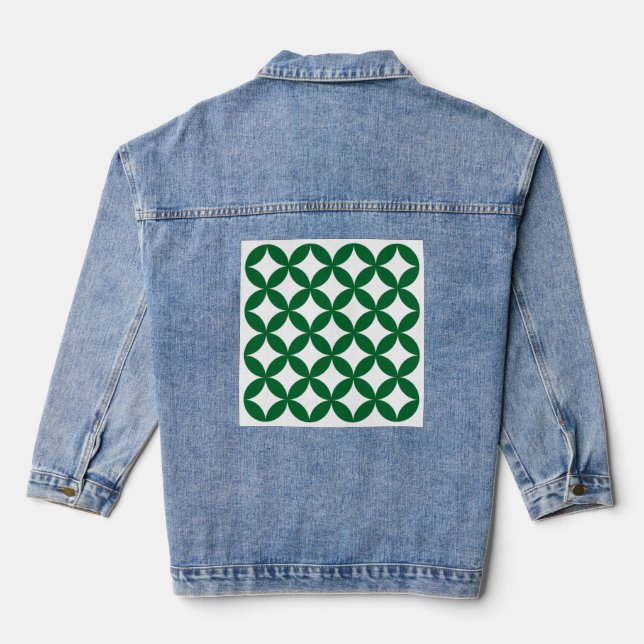Green Shippo Women's Denim Jacket Jeansjacke (Rückseite)