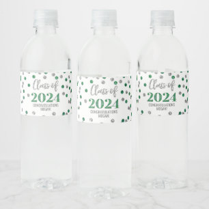 Green Silver Glitzer Confetti Abschluss
