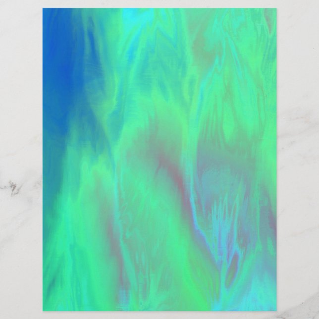 Green Skies Bulk Scrapbook Paper Pages Flyer (Vorne)