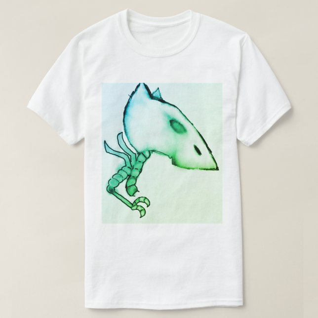 Green Skull-T-Shirt T-Shirt (Design vorne)