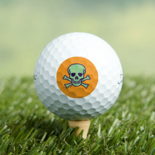 Green Skull Titleist orange Pro balles de golf 12 