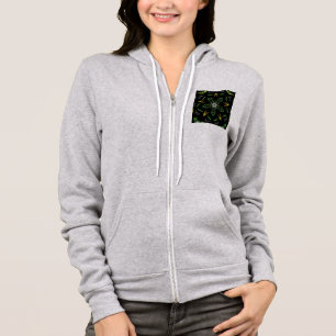 Green Smoke Mandala Design Hoodie