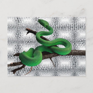 GREEN SNAKES POSTKARTE