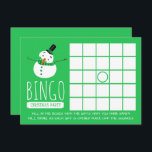 Green Snowman, Christmas Party Bingo Einladung<br><div class="desc">Diese Green Snowman,  Christmas Party Bingo Cards sind perfekt für jeden,  der ein fröhliches und fröhliches Ereignis veranstaltet. Gutes Spiel für alle Ihre Gäste. Das Snowman-Design kann leicht personalisiert werden und ist das perfekte Accessoire für jedes festliche Party,  inklusive Verlobungen,  Geburtstage,  Babyduschen,  etc.</div>