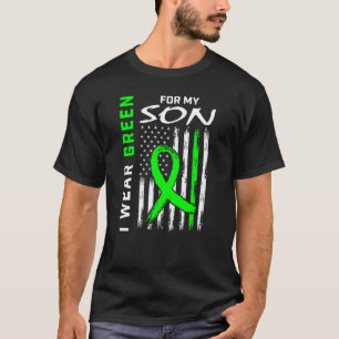 Green Son Cerebral Palsy Nierenerkrankung Bewussts T-Shirt