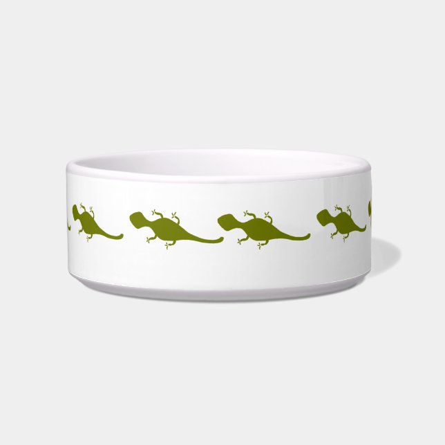 Green Southwestern Art Lizard Napf (Vorderseite)