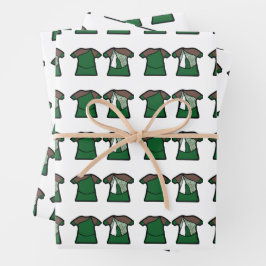 Green Spark Dancer Geschenkpapier Set