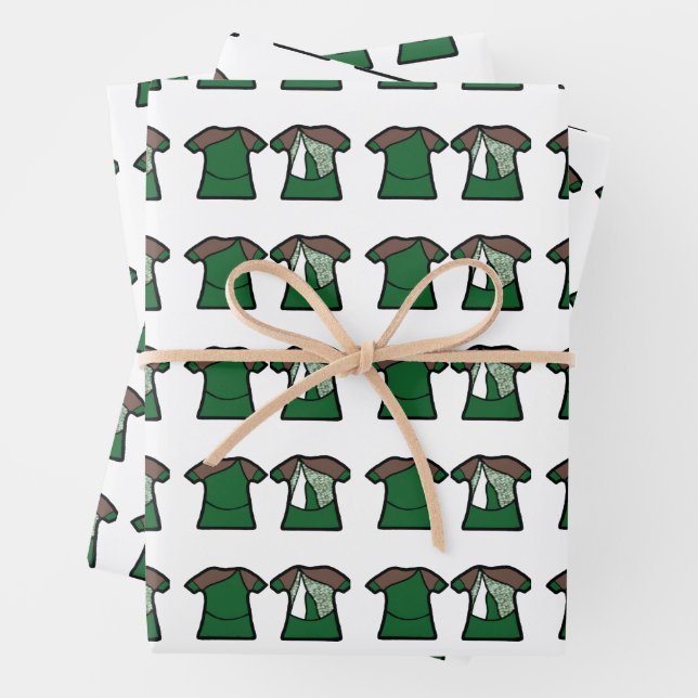 Green Spark Dancer Geschenkpapier Set (Beispiel)