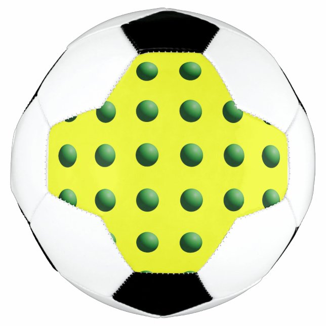 Green Spheres on Yellow  Fußball (Vorderseite)