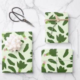 Green Spinach Blätter Muster