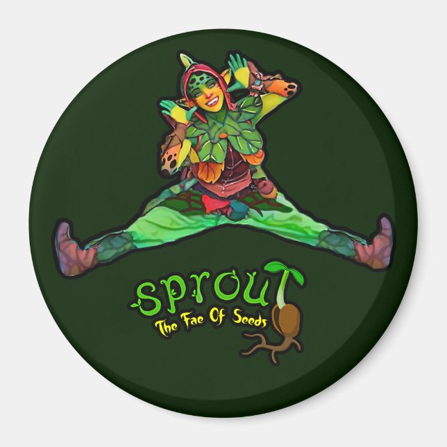 Green Sprout Magnet (Vorne)