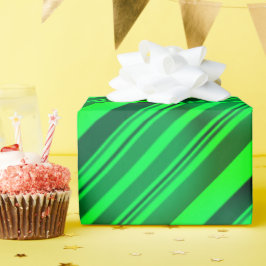 Green St Patrick's Day Irish Party Neon Gradient Geschenkpapier