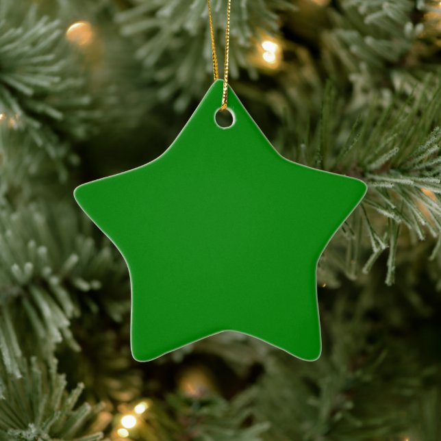 Green Star Keramik Ornament (Baum)