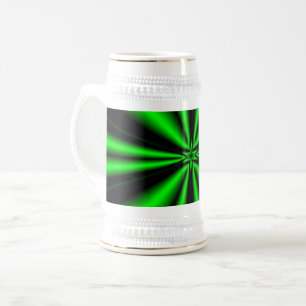 Green Star of Hope Bierglas