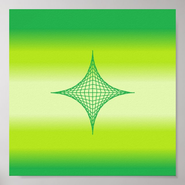 Green Star Poster (Vorne)
