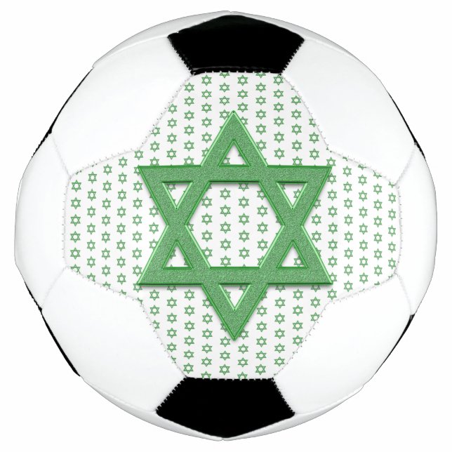 Green Star von David Seamless Fußball (Vorderseite)