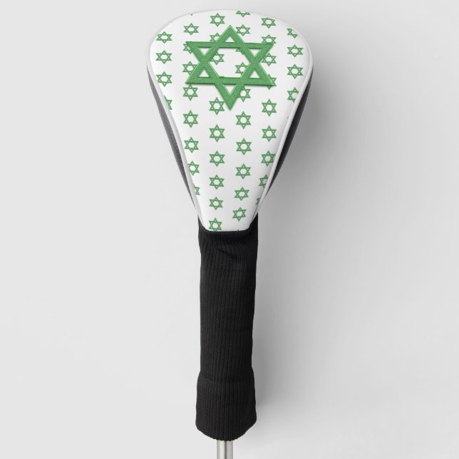 Green Star von David Seamless Golf Headcover (Vorderseite)
