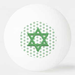Green Star von David Seamless Tischtennisball