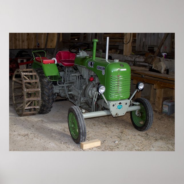 Green Steyr Tractor KL I Poster (Vorne)