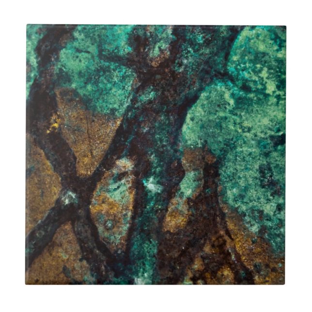 Green Stone Tile Fliese (Vorderseite)