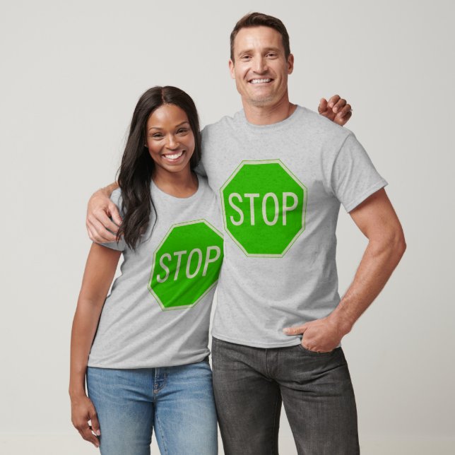 Green Stopp Sign Shirt (Unisex)